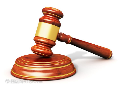 創意法司與拍賣批 文物投標業務中的木板與錘子象征